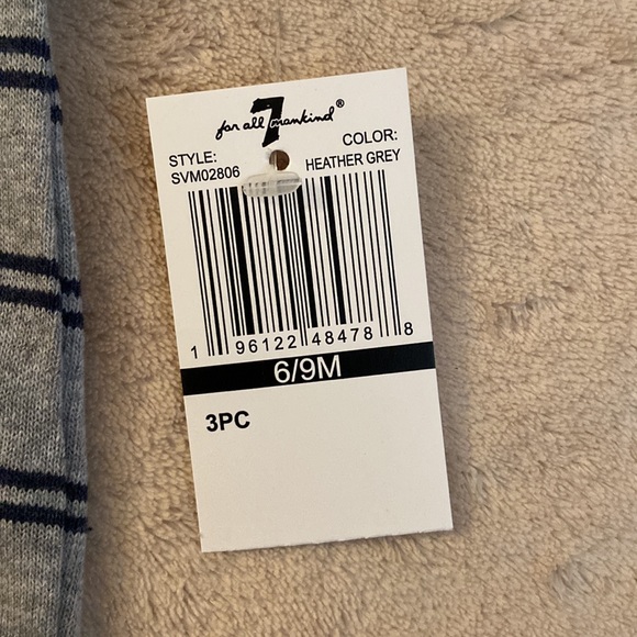 7 For All Mankind Baby Boys Outfit Size 6-9 Months - Picture 10 of 10